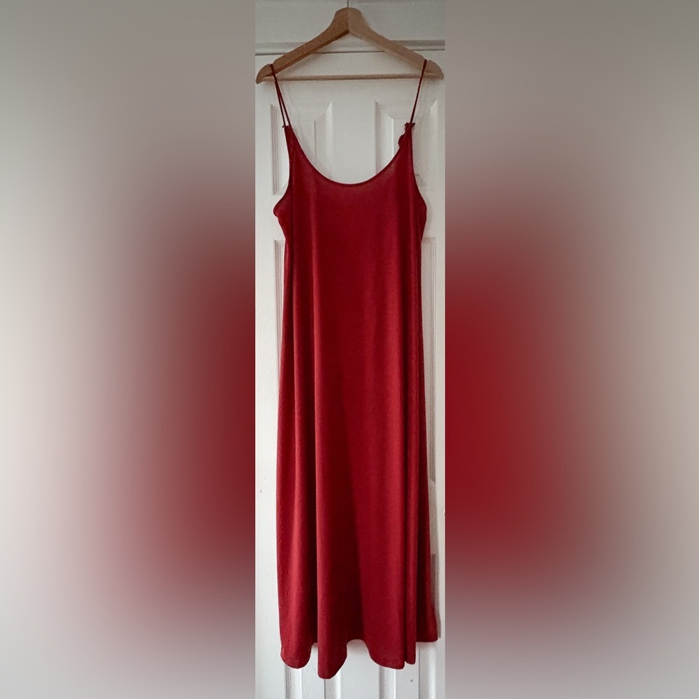 Nordstrom Tank‎ Dress Size Large Burnt Red NWT